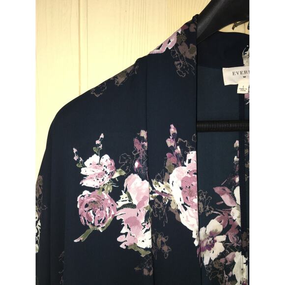 Everly Cardigan Jacket Womens Large Oversized Duster Romantic Floral Whimsigoth - Picture 4 of 7